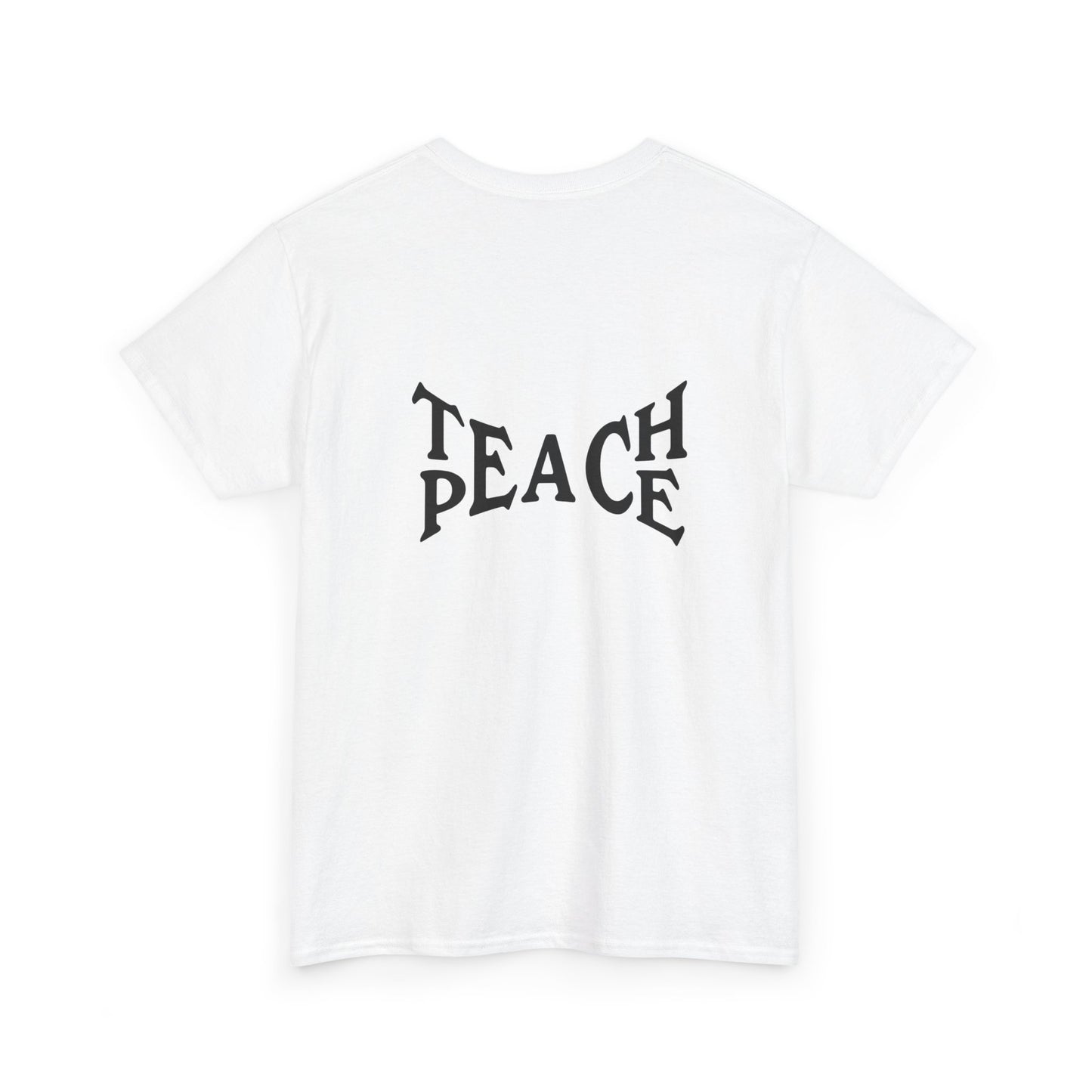 Tahiti Surf Co Teach Peace Unisex Heavy Cotton Tee