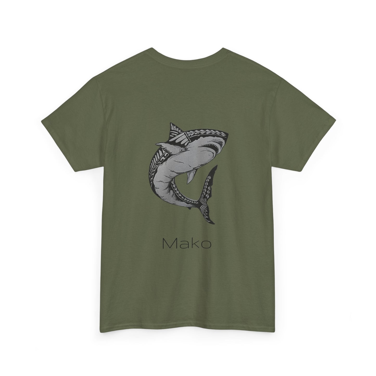 Tahiti Surf Co Polynesian Shark Unisex Heavy Cotton Tee