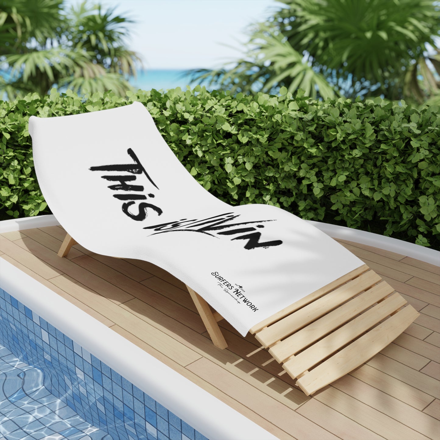 Surfers Network Beach Towel
