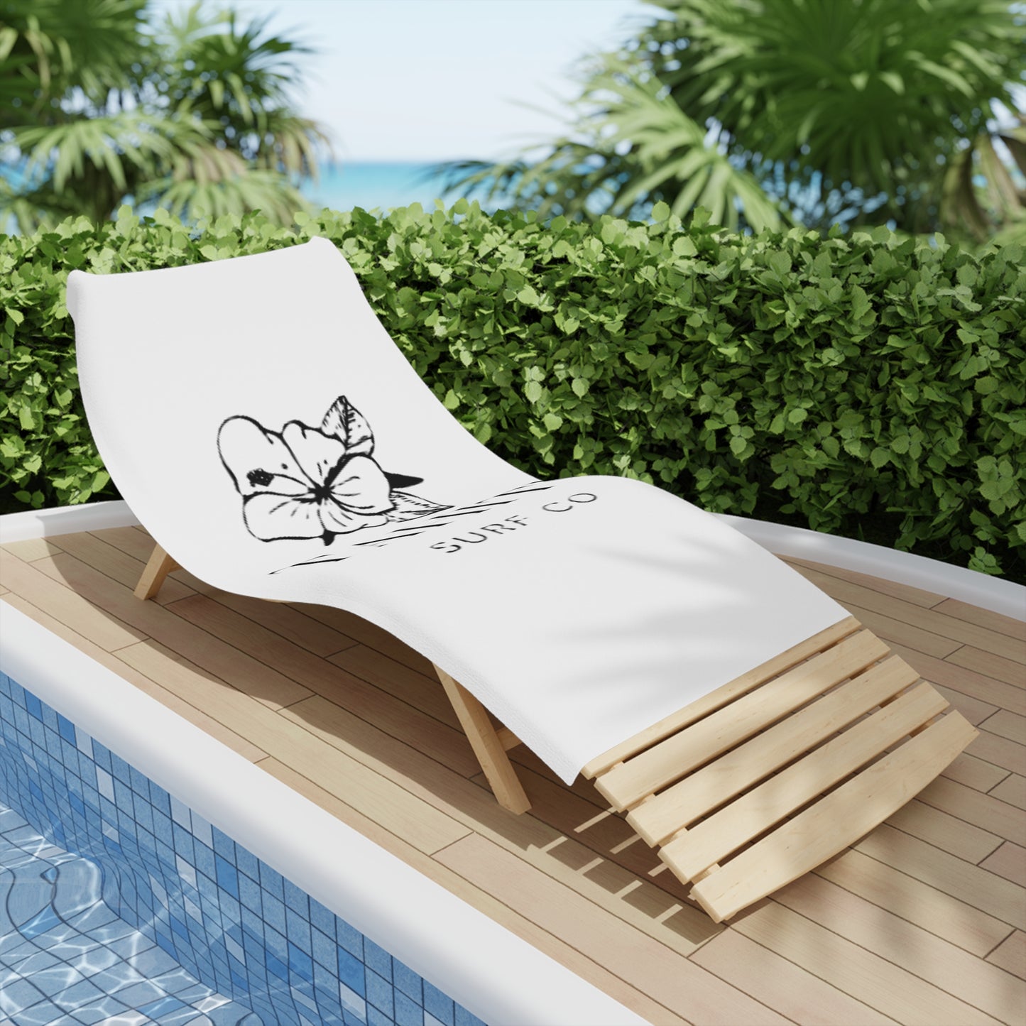 Tahiti Surf Co Beach Towel