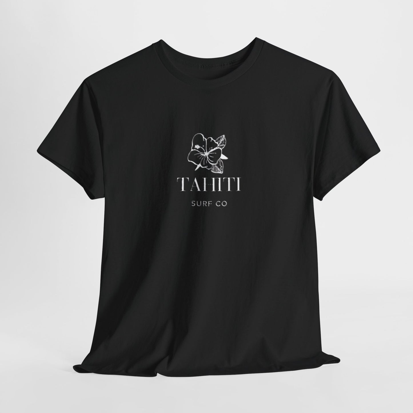 Tahiti Surf Co Hibiscus Unisex Heavy Cotton Tee