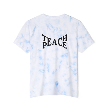 Tahiti Surf Co Teach Peace Tie-Dyed T-Shirt