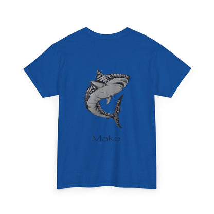 Tahiti Surf Co Polynesian Shark Unisex Heavy Cotton Tee