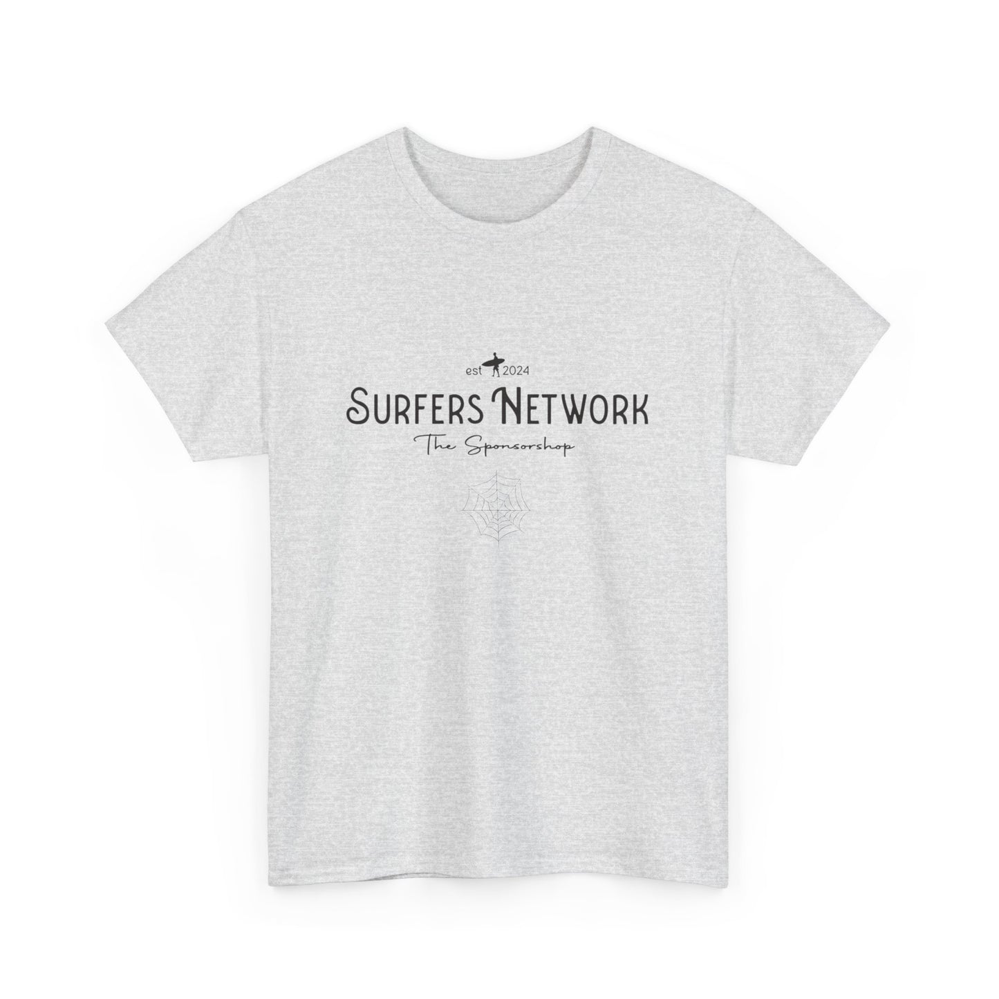 Surfers Network Web  Heavy Cotton Tee