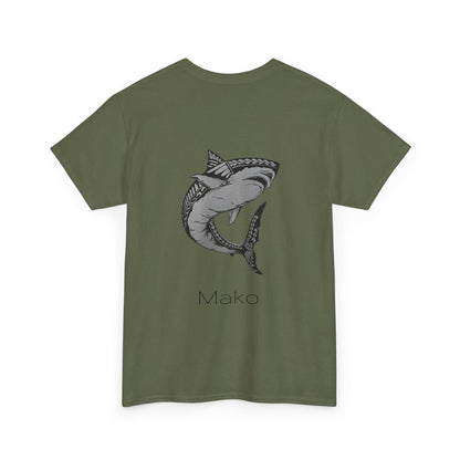 Tahiti Surf Co Polynesian Shark Unisex Heavy Cotton Tee