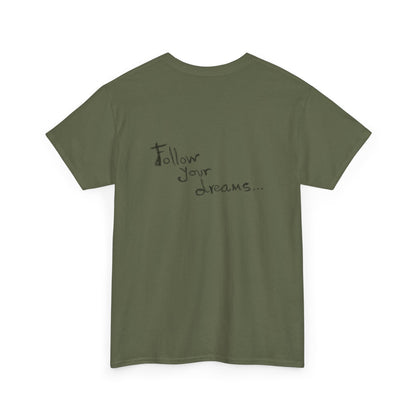 Tahiti Surf Co "Follow your Dreams"  Unisex Heavy Cotton Tee