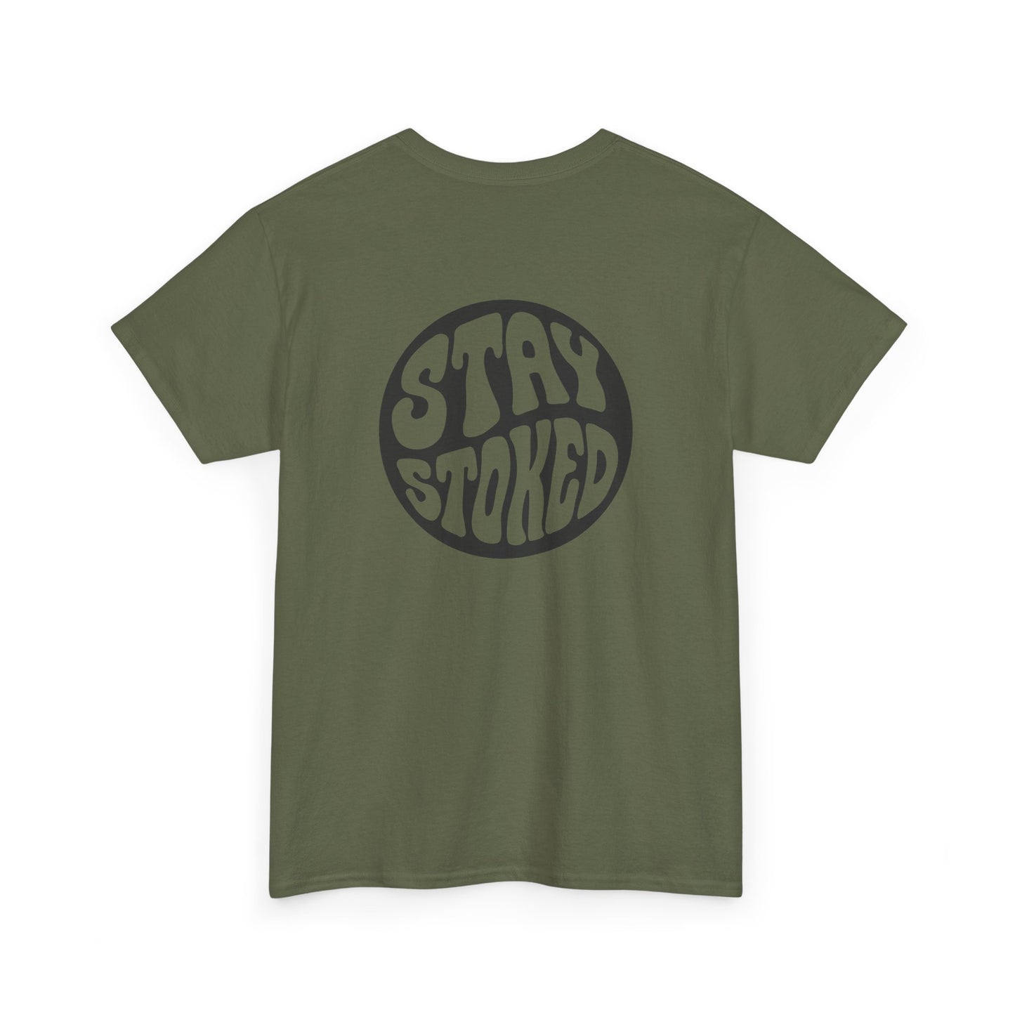 Tahiti Surf Co  " Stay Stoked " Unisex Heavy Cotton Tee