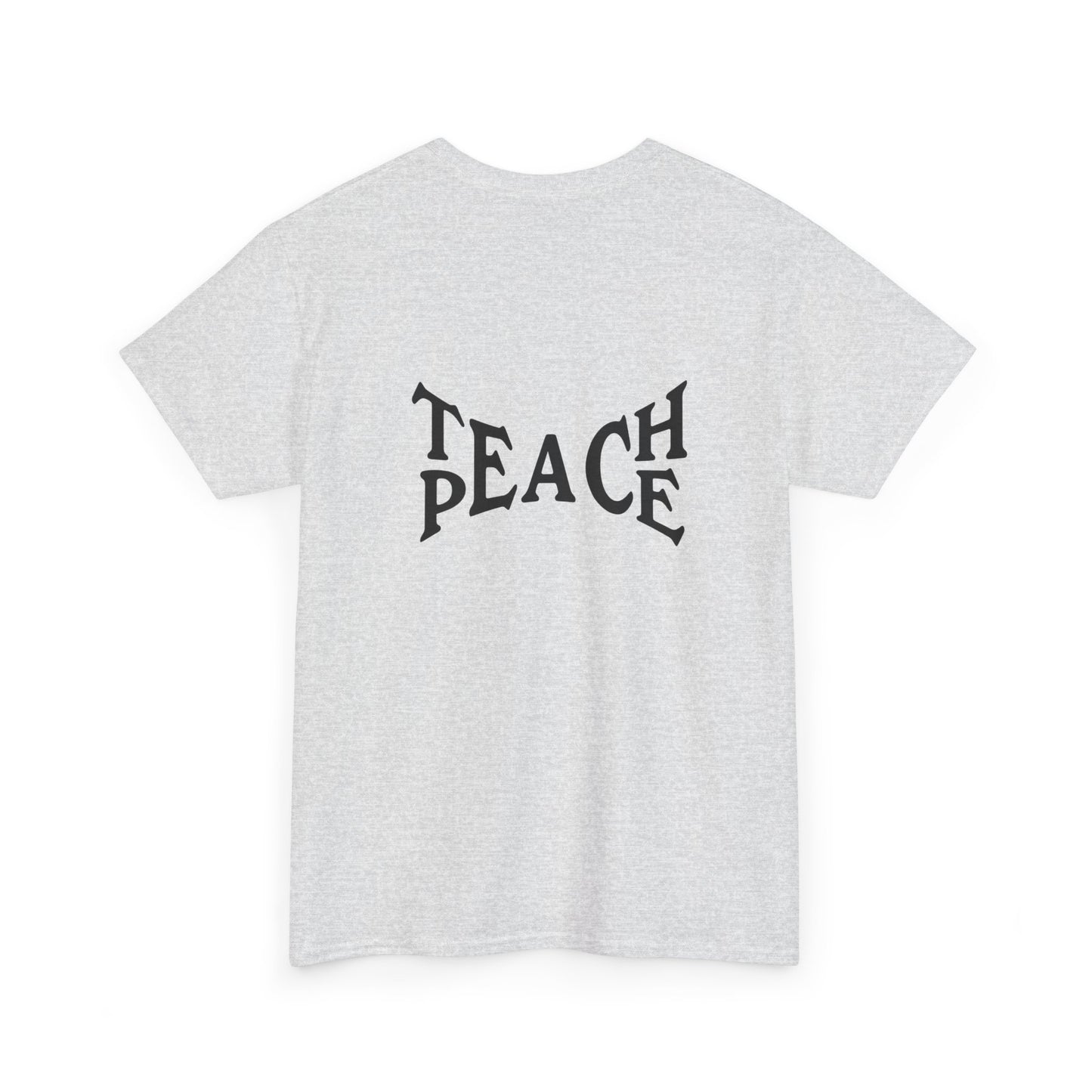 Tahiti Surf Co Teach Peace Unisex Heavy Cotton Tee
