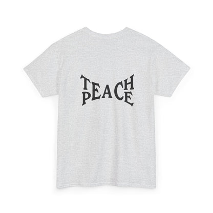 Tahiti Surf Co Teach Peace Unisex Heavy Cotton Tee