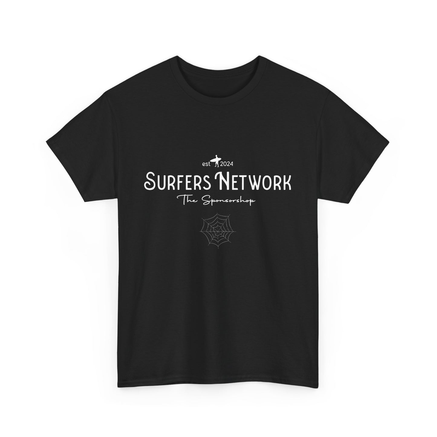 Surfers Network Web  Heavy Cotton Tee