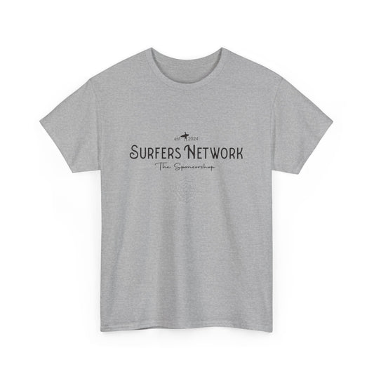 Surfers Network Web  Heavy Cotton Tee